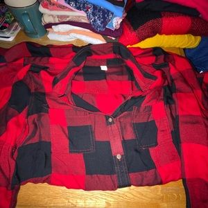 Buffalo plaid dress